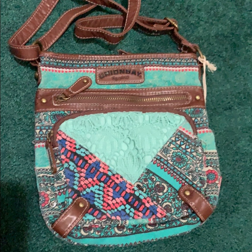 Multicolored crossbody bag